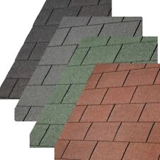 Square Felt Roofing Shingles | Felt Shingles | 2.4m2 | FREE NAILS | Shed Roofs
