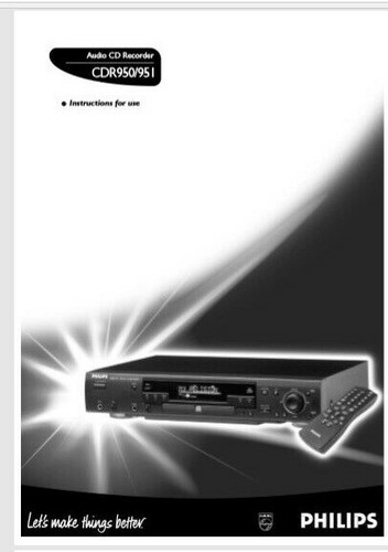 Philips cdr 950 951 - cdr,