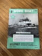 Vintage 1948 Workboat Magazine
