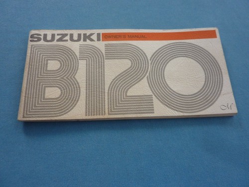 Suzuki b120 owner - , owner's