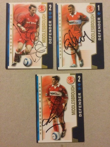 Middlesbrough signed 2004 - 3, -05