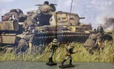 Prewar-2 German Soldiers-Stand