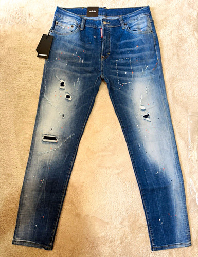 Dsquared2 mens blue - dsquared2, distressed