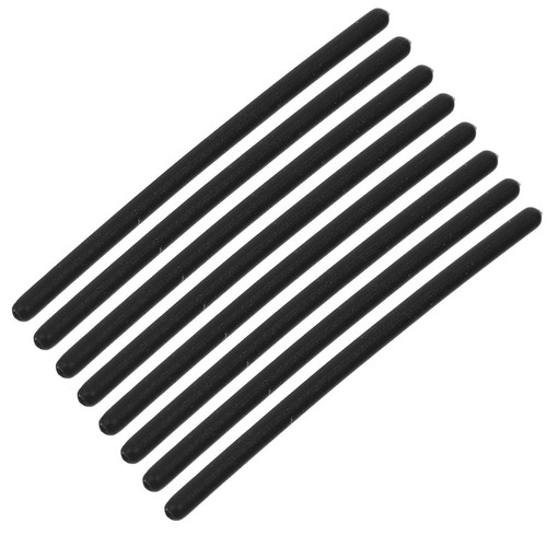 Black silicone glasses ear - black,