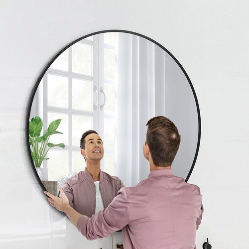 50cm large round wall mirror - 50cm,