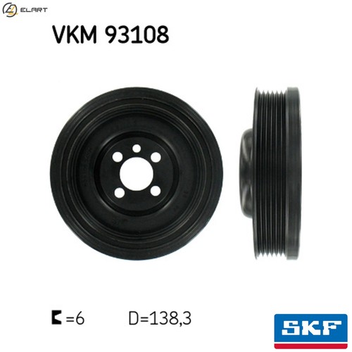 Belt pulley crankshaft vkm - belt,