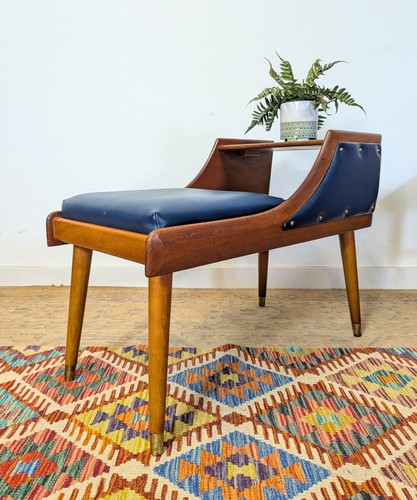Vintage retro telephone table - telephone,
