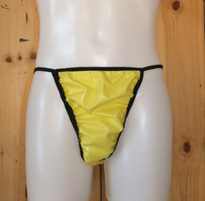 Latex Rubber Panties Briefs Bikini Knickers Pants BDSM Sissy Underwear High Fit