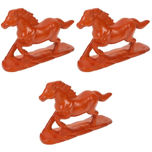 Chocolate wood horse sculpture - horse,