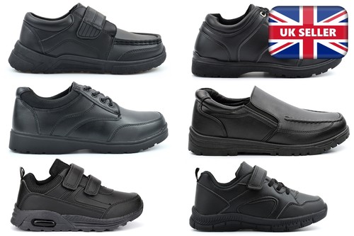 Boys school shoes touch - boys, fasten