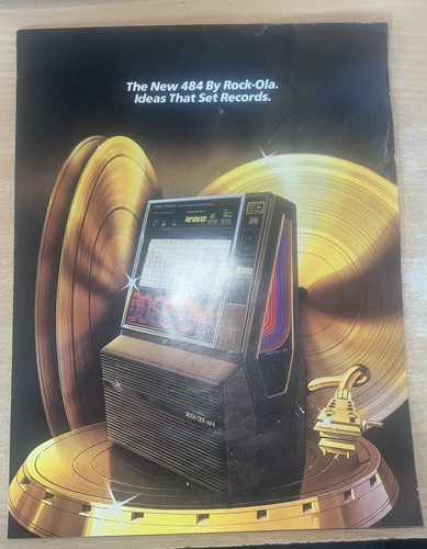 Rock ola 484 jukebox flyer - 484,