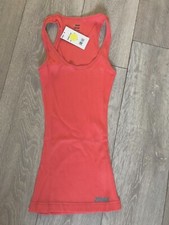 zumba orange ribbed stretchy