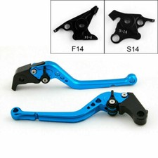Long Brake Clutch Levers For Suzuki GSXR1300 GSF GSX Bandit BL1000 SV1000/S Blue