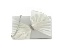 Women's Satin Pleated Clutch