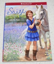 American Girl Saige Meet Book!