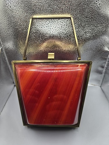 Vintage bakelite hand bag - bakelite,