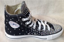 Custom Rhinestone Crystal Bling Wedding Prom Trainers Diamanté Sneakers Bridal