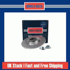 2x Brake Discs Solid For Citroen C3 Aircross MK2 1.6 BlueHDI 100 Rear