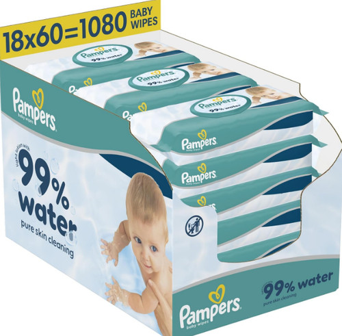 Pampers water baby wipes - water,