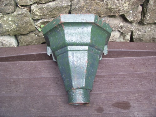 Vintage cast iron green - -,