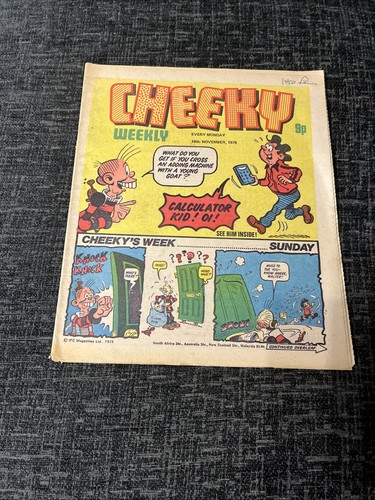 Cheeky weekly comic - cheeky,