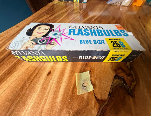 Sylvania blue dot - blue, flashbulbs