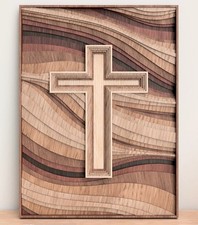 Graceflow 3D Cross Wall Art