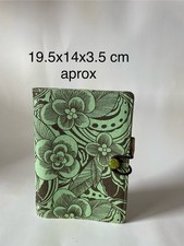 Vintage Filofax Botanic Personal Organiser Green Floral Fabric 