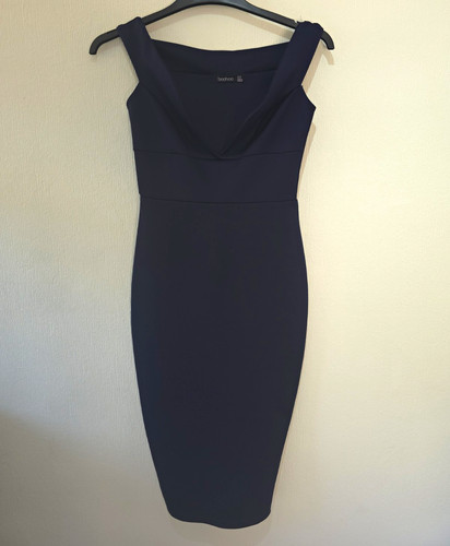Boohoo navy neck - boohoo,