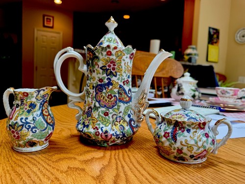Vintage lefton paisley - vintage,