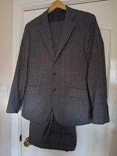 Hardy Amies Savile Row men's wool suit. C40S W38 L31. Tiny snag to jacket.