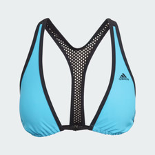 adidas Womens Souleaf Bikini Top - Blue