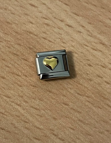 New big gold - heart, silver