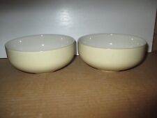 Denby Caramel 2 x New First Quality Soup/Cereal Bowls Excellent Condition
