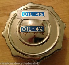 GILERA RS50 RS50 TRIALS TOURING PETROL CAP PETROL RATIO CAUTION WARNING DECAL 