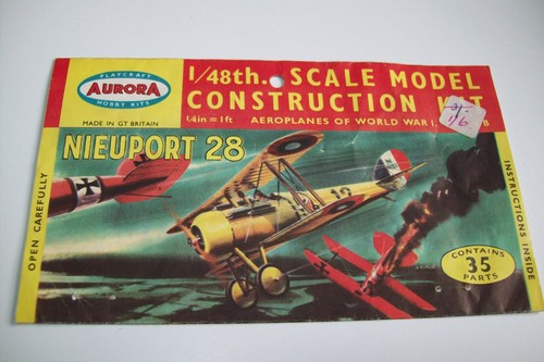 Aurora nieuport 28 - 1/48,