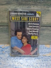 Leonard Bernstein Conducts - West Side Story - Highlights - CrO2 Cassette Tape