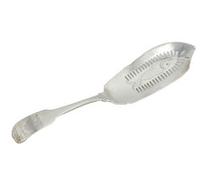 Irish George III Sterling Silver Crested Fish Server Antique 1806 Dublin