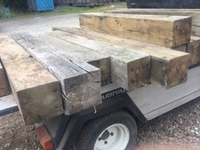 British Oak Posts Beam Lintel Reclaimed Character Mantel