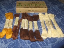 11 skeins of Soft Embroidery Cotton Thread from Anchor