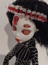 Ooak Doll Spider Queen  Repainted Monster High Doll