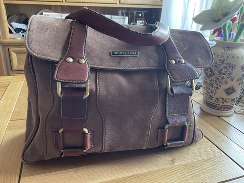 Jimmy choo brown suede bag - choo,
