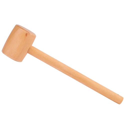 Solid wood hammer leather - wood,