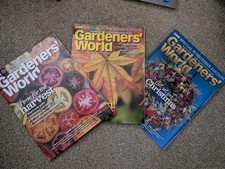 3 x Gardeners' World Magazines