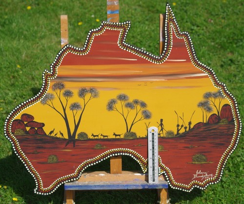 Aboriginal painting johnny - aboriginal,