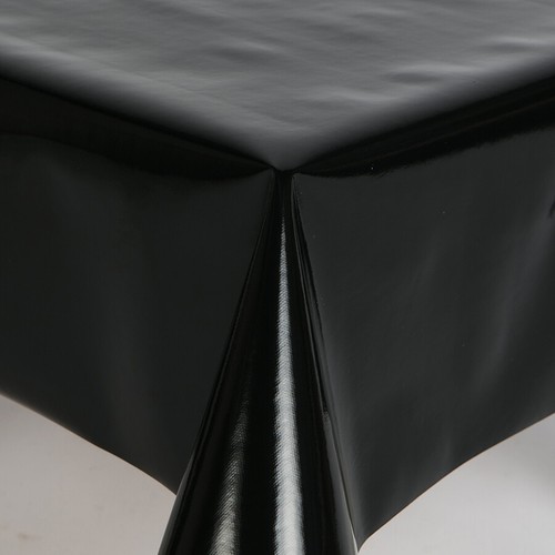 Plain black pvc vinyl - ,