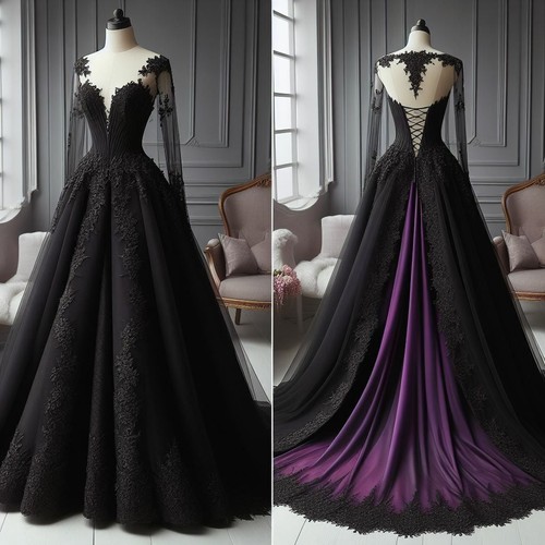Gothic black and purple - gothic,