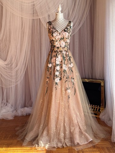 Vintage evening dress dusky - vintage,