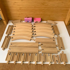 Wooden Railway Track x 31 with