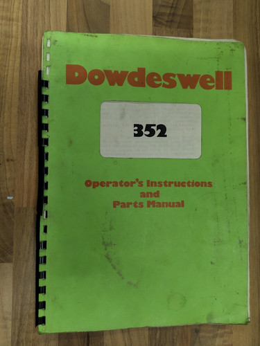 Dowdeswell 352 parts - 352, and